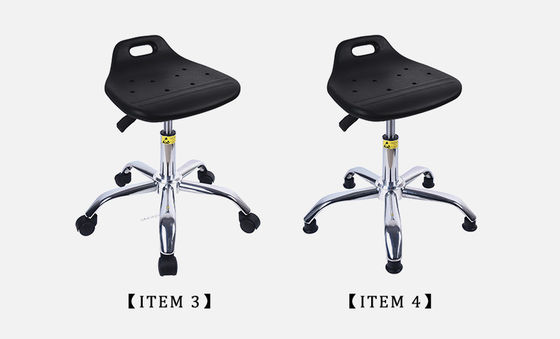 PU Lab Antistatic Polyurethane Esd Safe Office Chair Laboratory Ergonomic Design