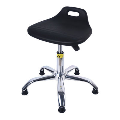 Black Polyurethane PU Leather Seat Esd Cleanroom Chair Student Laboratory Antistatic Swivel Office