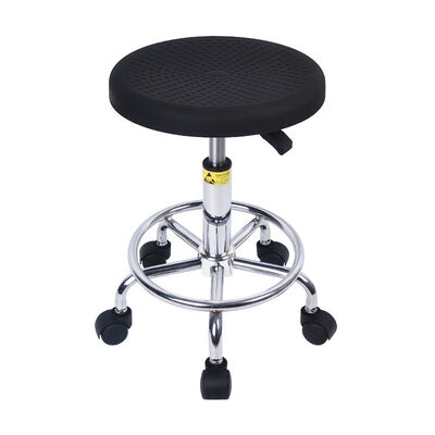 Adjustable Size and Height PU Lab Antistatic Chair with 300 Lbs Weight Capacity for Ergonomic Laboratory Seating