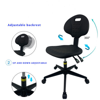 360mm Back PU Lab Antistatic Chairs