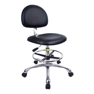 Adjustable Height Lab PU Leather Chairs