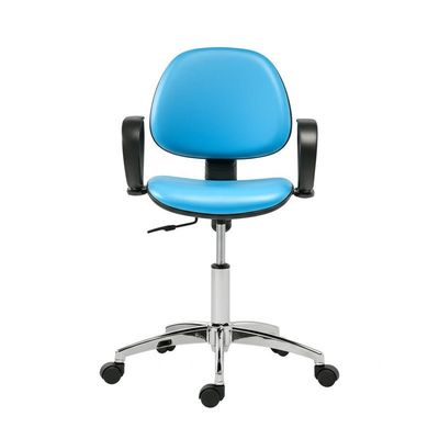 Durable ESD Lab Chair with 300 Lbs Weight Capacity and Adjustable Height for Optimal Performance