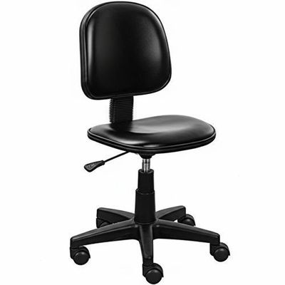 Black PU Lab Antistatic Chair Model PU-AC-001 with 300 Lbs Weight Capacity for ESD-Safe Laboratories