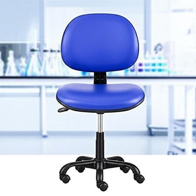 PU Lab Antistatic Chair with Footrest Armrests and Ergonomic Design for Enhanced Comfort in Laboratories